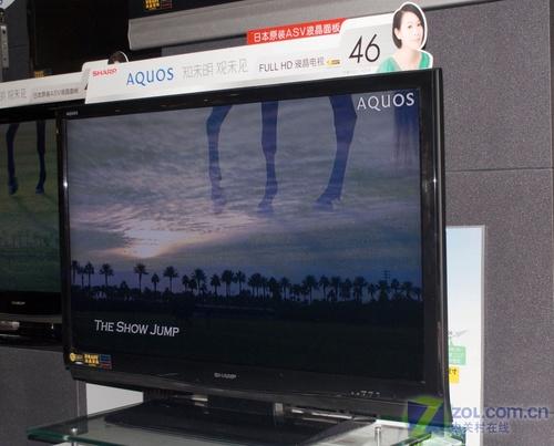 夏普 lcd-46a63液晶电视卖场实拍