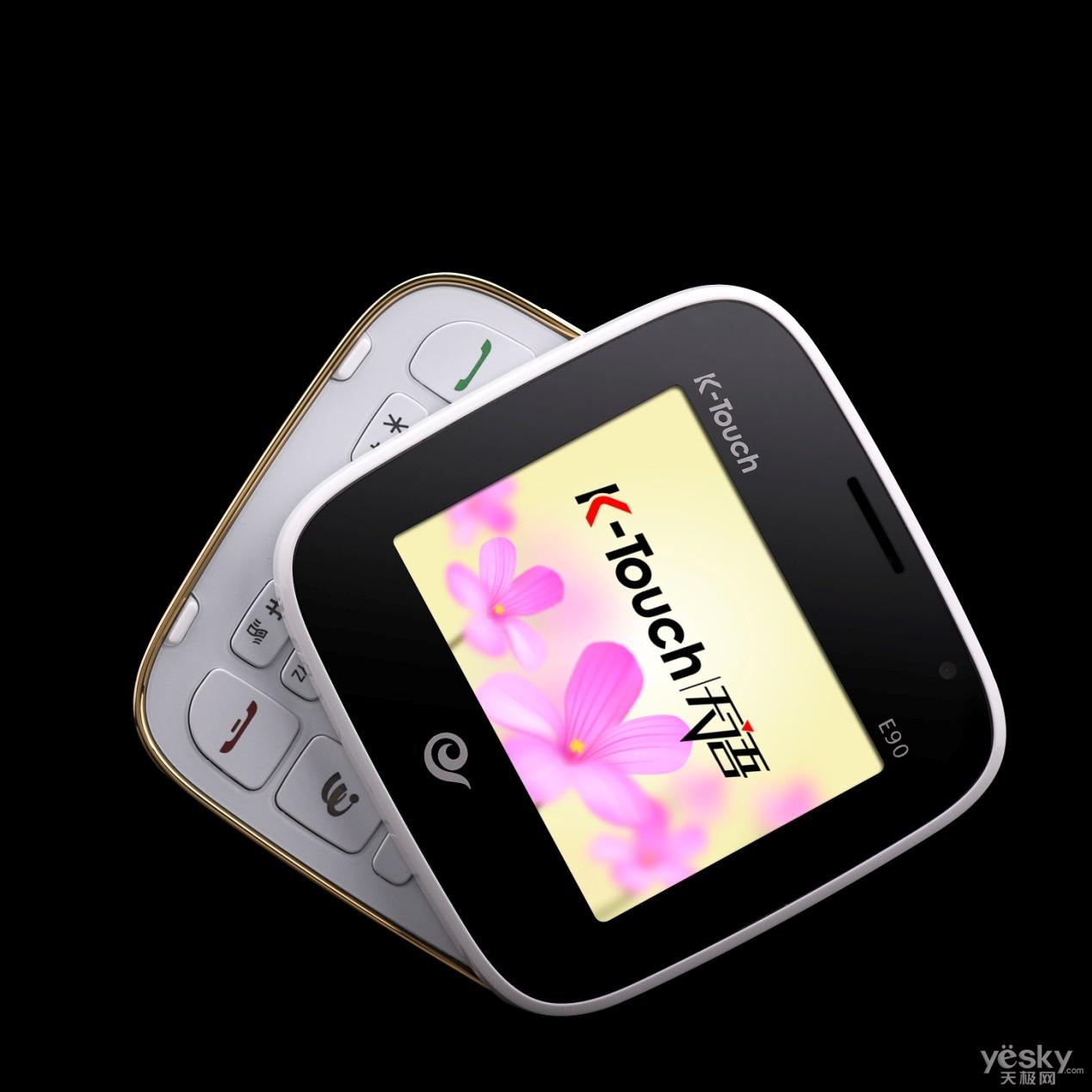 经典胭脂魅影天语e90时尚3g手机夺目上市