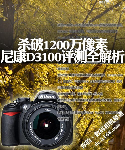杀破1200万像素 尼康d3100评测全解析