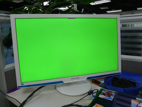 飞利浦273g3dh绿色样张实拍