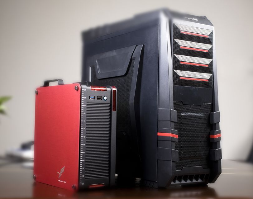 火力威猛 鑫谷沙漠之鹰itx机箱售1199