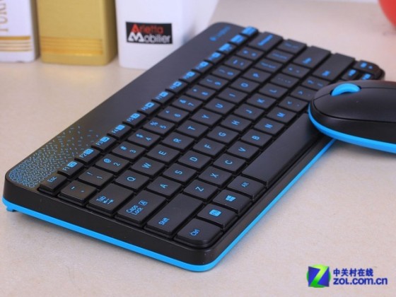 羅技(logitech)無線鍵鼠套裝 mk240(黑色)整體效果圖