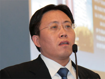 图文青岛海尔全球研发部部长王东宁致辞