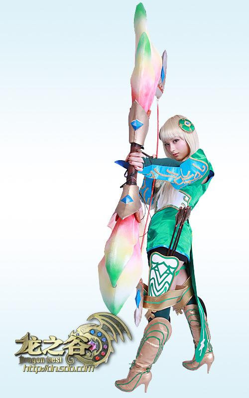 宅男杀手罗震环龙之谷绝美cos照曝光