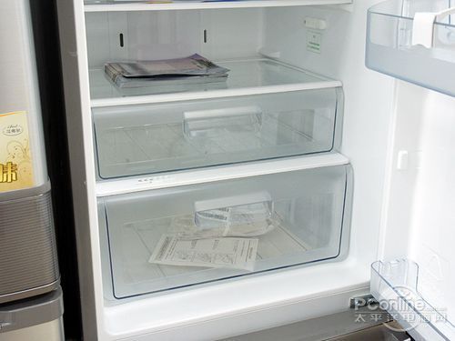 一字单排抽冰箱图片