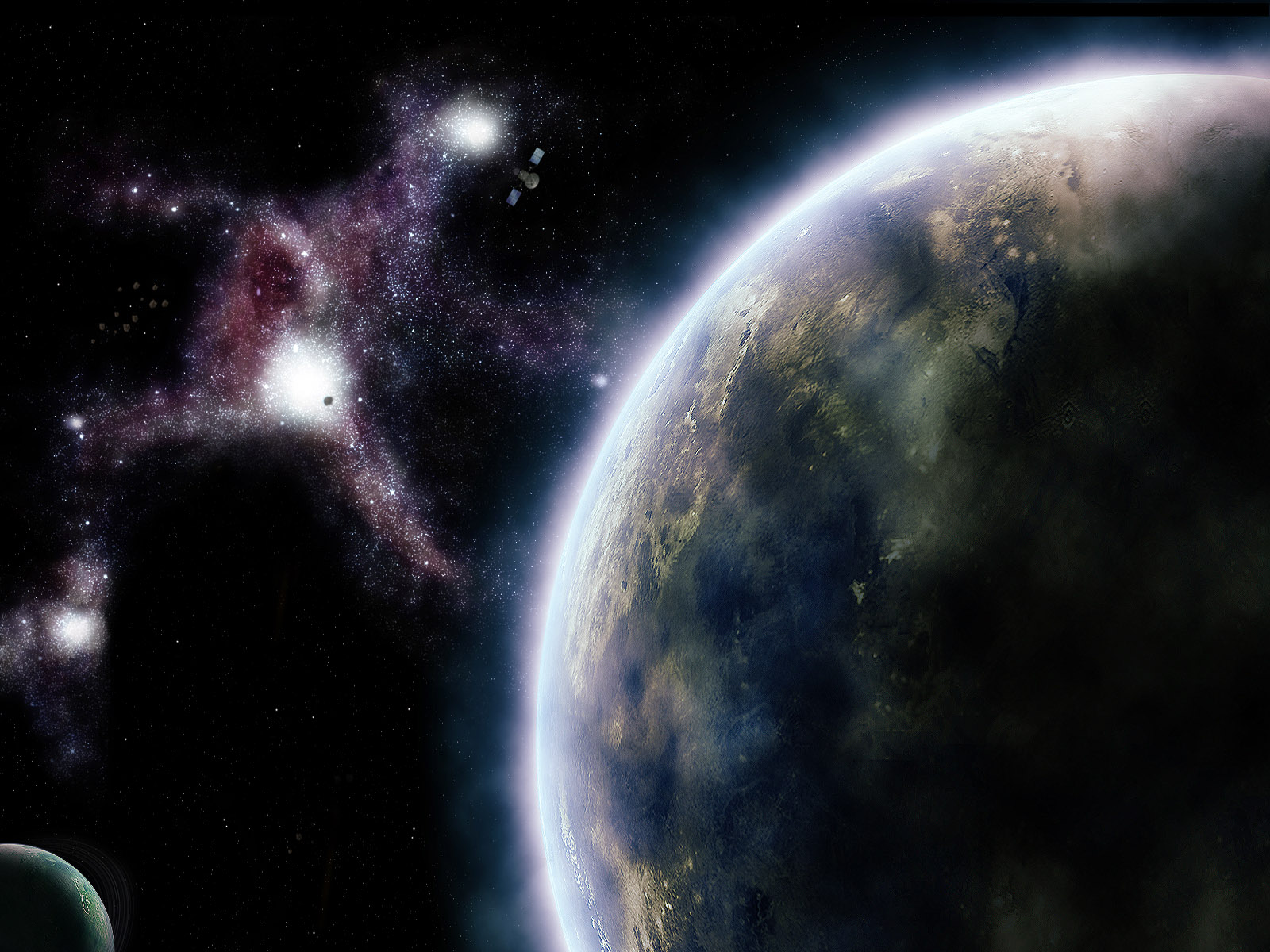 星空地球!本世纪最酷的精美太空壁纸_硬件_科技时代_新浪网