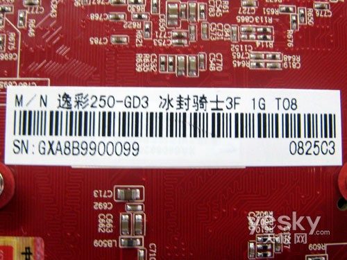 七彩虹逸彩250-gd3冰封骑士3f 1g t08到货