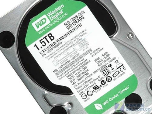 节能首选 西数1.5tb绿版硬盘跌40元
