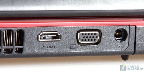 机身后部:hdmi,vga,电源