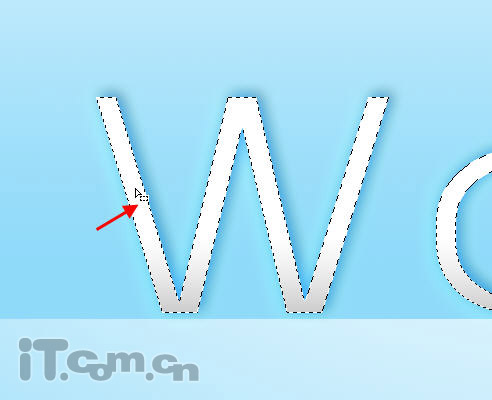 photoshop制作水珠幻彩艺术字特效