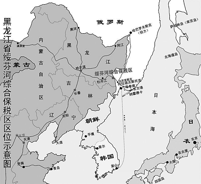黑龙江绥芬河市地图图片