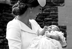 英小公主接受洗礼