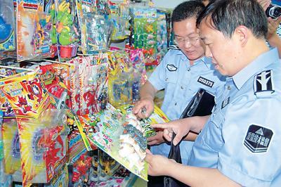 河南林州专项检查儿童玩具劣质产品立即下架