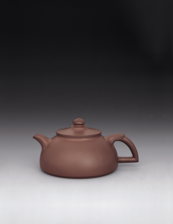 中国工艺美术大师吕尧臣作品天笠壶