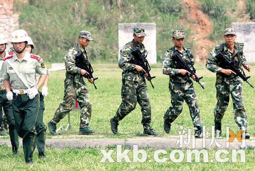 來自省內各武警支隊近200名精兵強將齊聚廣州一較高下