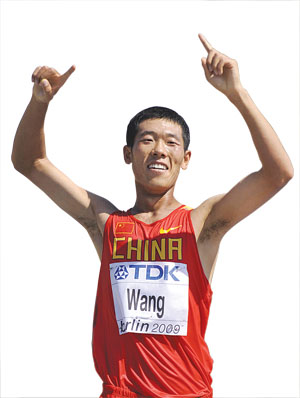 竞走小伙摘银 一扫世锦赛尴尬