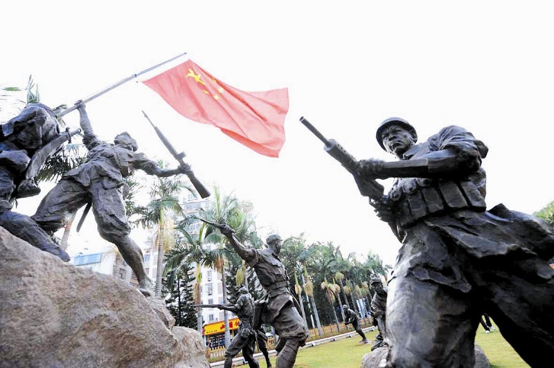 解放厦门群雕明日上午揭幕 英雄"复生"列士陵园