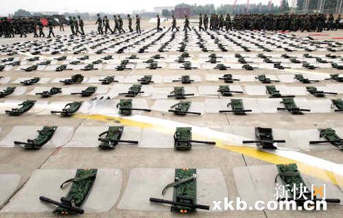 武警8730部队誓师亚运安保