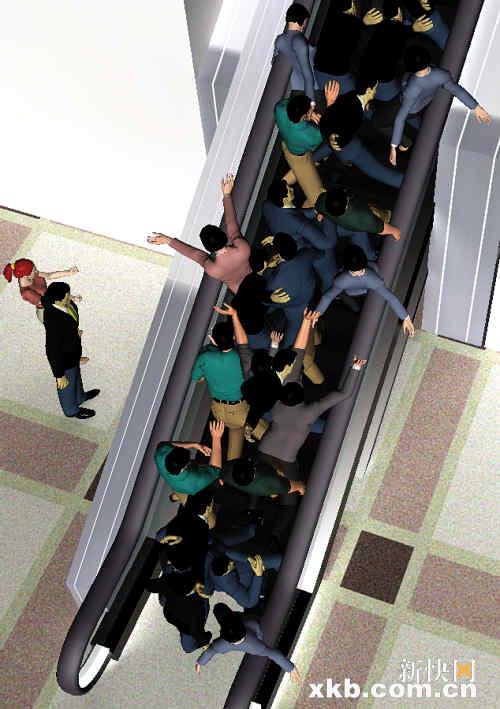 深圳地铁扶梯逆行致24乘客受伤 地铁公司致歉