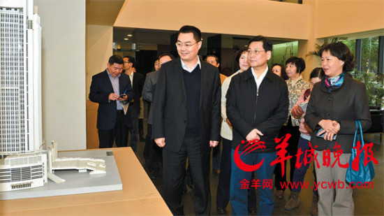 广东省副省长陈云贤昨日调研羊城创意产业园