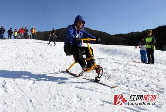 浏阳室外滑雪场图片