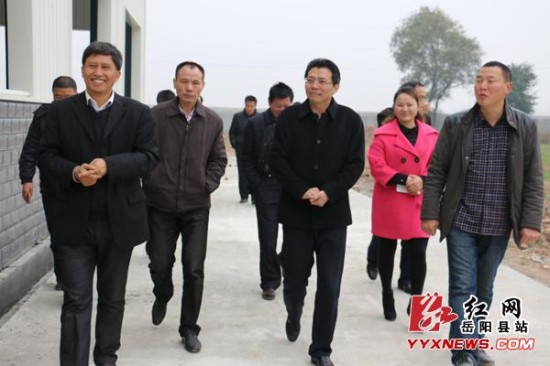 县委常委,县委办主任余泽世,县委常委,副县长黄艳蛾,副县长易新岳及县