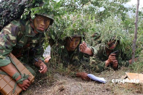 组图侦察兵比武考核现场目击3