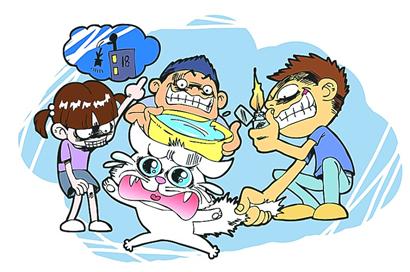 未成年人效仿大人虐猫