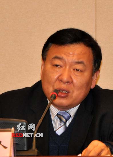 (湖南省委组织部副部长郭树人发布新闻.