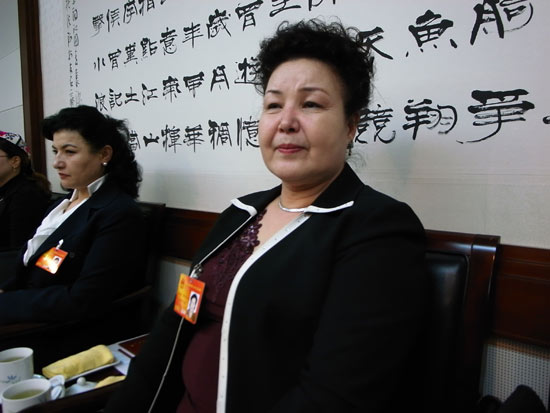 人大代表哈丽妲·努尔买买提建议尽快出台《商业法》