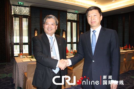 中国外交部副部长宋涛会见出席湄委会峰会泰国及越南官员