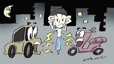 叫叫叫,车辆报警器好吵