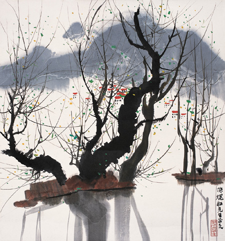 著名画家吴冠中25日晚在北京去世 享年91岁(图)