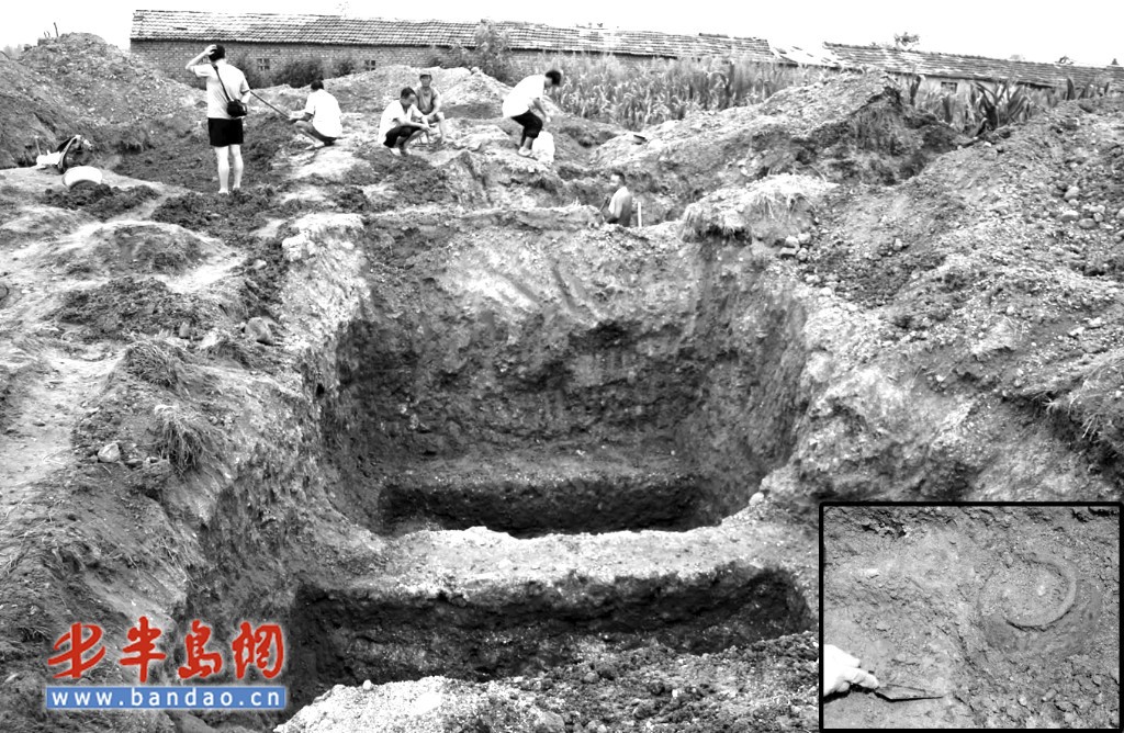 汉墓群主墓葬都是积贝墓 发掘出"大肚子"陶罐