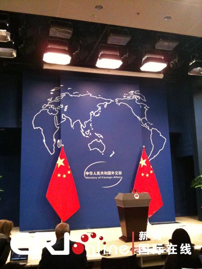 外交部启用新发布厅 望展现更加开放的中国(图)