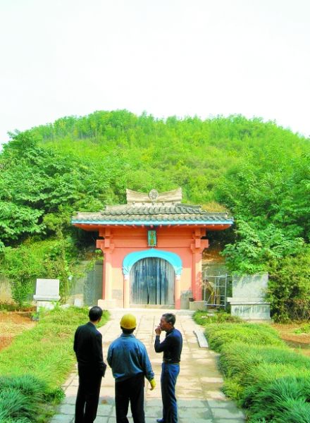 北魏宣武帝景陵,如今是洛陽古代藝術博物館(原古墓博物館)的一部分.