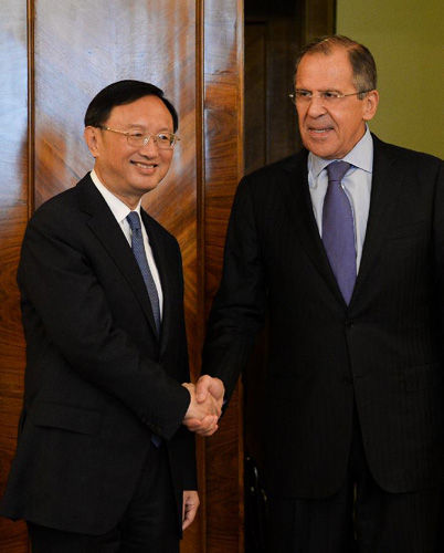 国务委员杨洁篪在北京会见墨西哥部长联合访华团