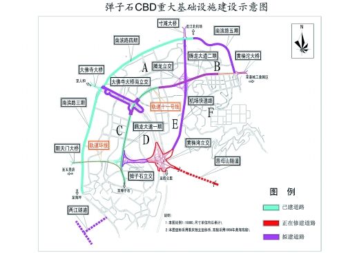 弹子石cbd管委会供图重庆晨报讯 以后,在弹子石工作和生活的居民不用