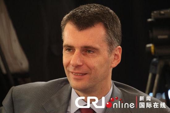 俄罗斯大亨普罗霍洛夫有意取代普京 担任总理(图)