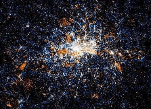 制图师绘出全球社交网络用户分布惊艳地图(图)_新闻中心_新浪网