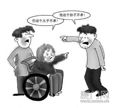富翁与养子脱离关系后被七旬老母告上法庭