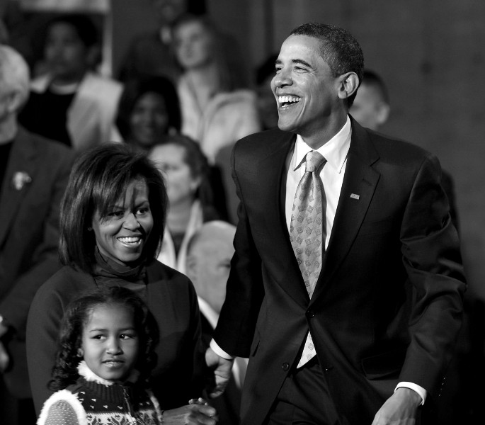 美当选总统奥巴马踏上就职之路