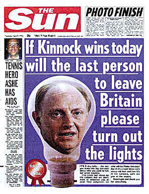 《太阳报》弃布朗转投保守党