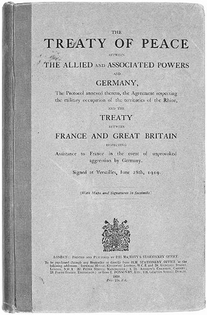 德國財政部近日發表公告說,根據1919年6月28日簽署的《凡爾賽和約》