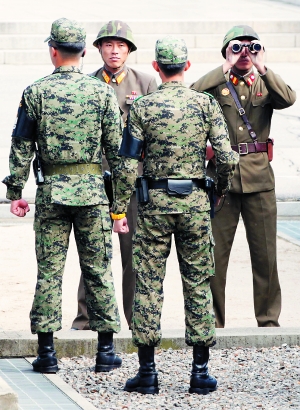 朝战韩国士兵图片