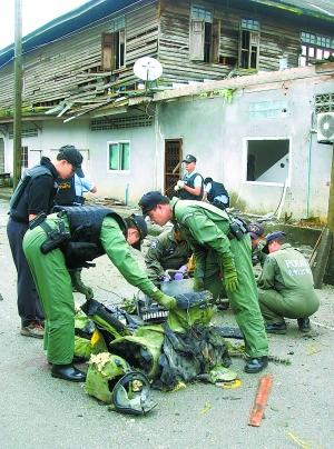 泰国南部反政府武装分子1日制造炸弹爆炸事件,炸死两名警方拆弹专家