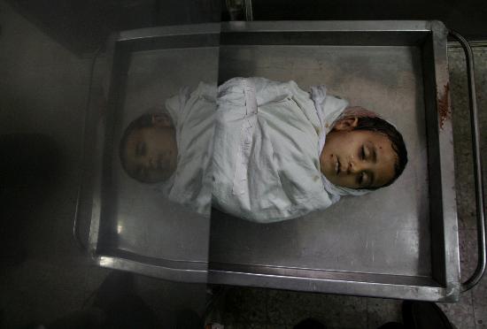 图文:死亡的巴勒斯坦男孩
