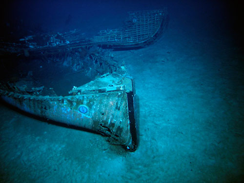 组图:澳大利亚公布二战沉船照片