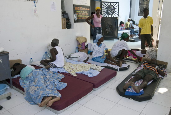 海地霍乱已致3612人感染284人死亡(组图)