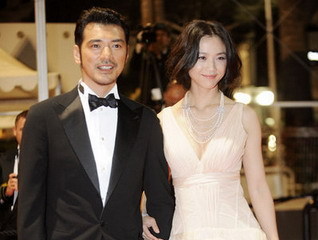 汤唯金城武帅哥美女配#《武侠》戛纳首映